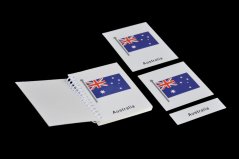 Vlajky Austrálie - třísložkové karty