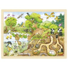 Příroda – dřevěné puzzle 96 dílů