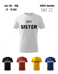 Dětské tričko - Big sister