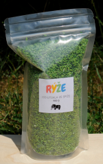 Barevná senzorická rýže - tmavě zelená