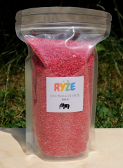 Barevná senzorická rýže - růžová