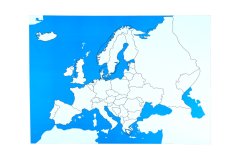 Kontrolní mapa - Evropa Nová - bez popisků